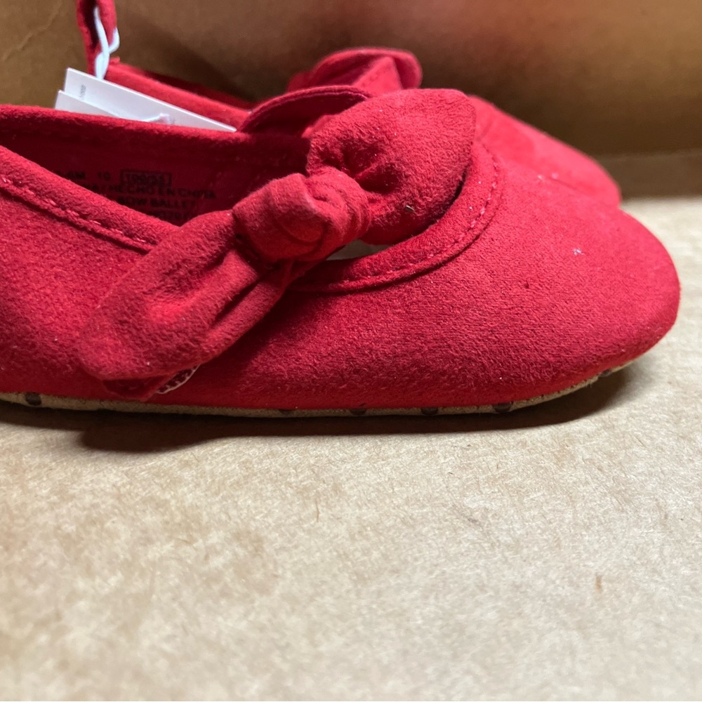 Old Navy Red Baby Walker Shoes